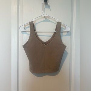 Hollister Women’s Size Small Brown Pink Tank Top.